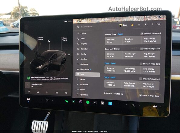 7SAYGDEF1NF575190 2022 TESLA MODEL Y Черный Вид задних сидений
