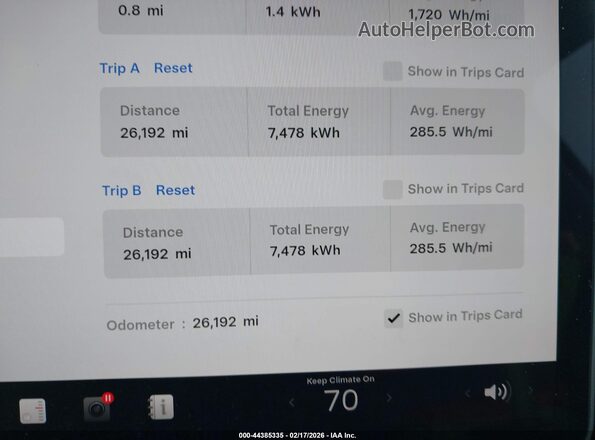 7SAYGDEF3RA320771 2024 TESLA MODEL Y Red Հետևի նստատեղերի տեսք