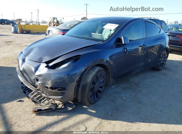 7SAYGDEF5NF531080 2022 TESLA MODEL Y Dark Blue Front left