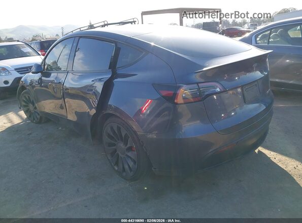 7SAYGDEF5NF531080 2022 TESLA MODEL Y Dark Blue Rear left