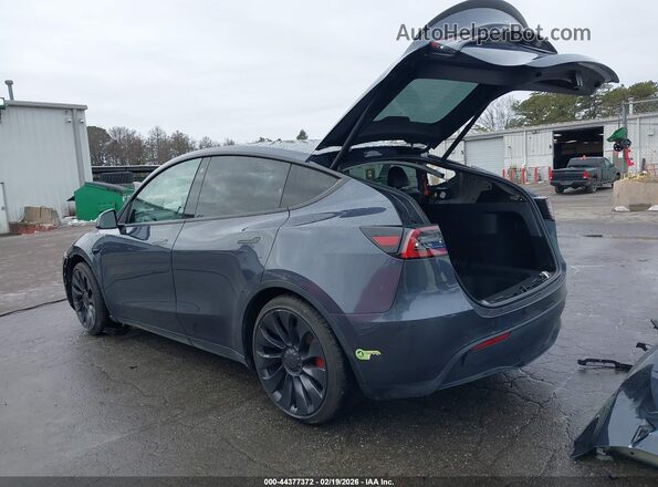 7SAYGDEF6NF465798 2022 TESLA MODEL Y Gray უკანა მარცხენა