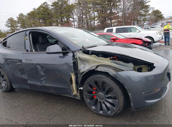 7SAYGDEF6NF465798 2022 TESLA MODEL Y Gray წინა ხედი