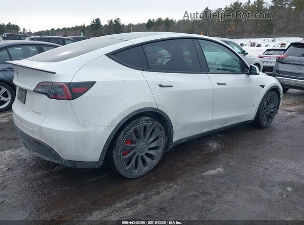 7SAYGDEF7NF308720 2022 TESLA MODEL Y White უკანა მარჯვენა