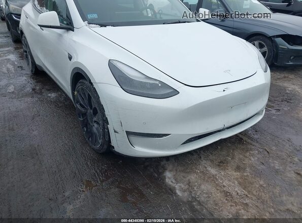 7SAYGDEF7NF308720 2022 TESLA MODEL Y White წინა ხედი