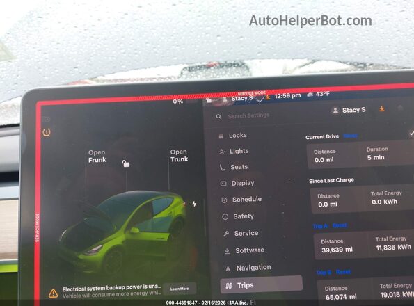 7SAYGDEF7NF374104 2022 TESLA MODEL Y Gray 