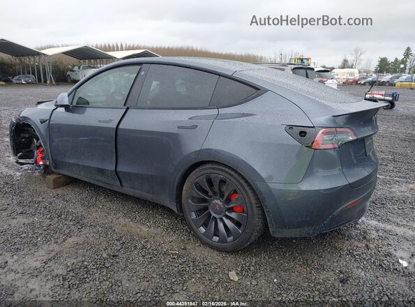 7SAYGDEF7NF374104 2022 TESLA MODEL Y Gray Задня ліва чверть