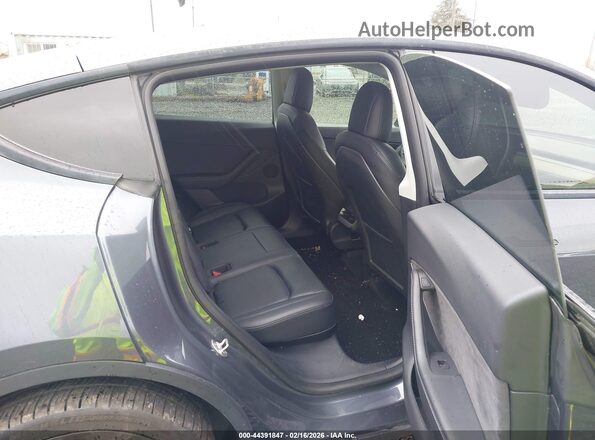 7SAYGDEF7NF374104 2022 TESLA MODEL Y Gray Вид наклейки з VIN-кодом