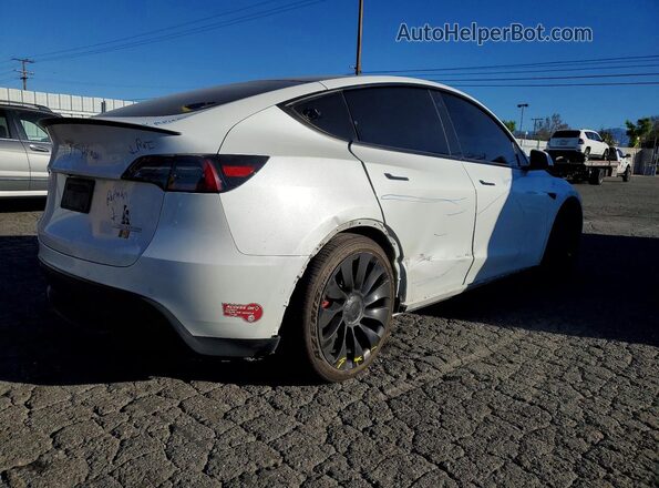 7SAYGDEF7NF494758 2022 TESLA MODEL White უკანა მარჯვენა