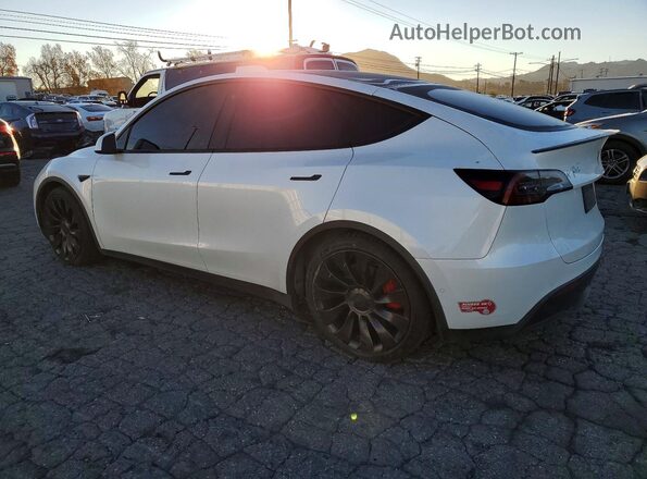 7SAYGDEF7NF494758 2022 TESLA MODEL White უკანა მარცხენა