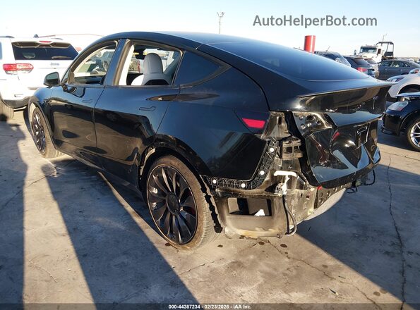 7SAYGDEF9NF313627 2022 TESLA MODEL Y Black Rear left