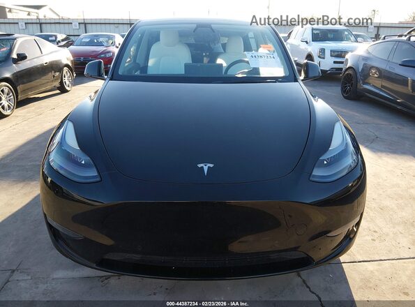 7SAYGDEF9NF313627 2022 TESLA MODEL Y Black Instrument cluster view