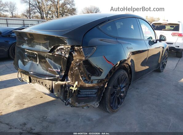 7SAYGDEF9NF313627 2022 TESLA MODEL Y Black Rear right