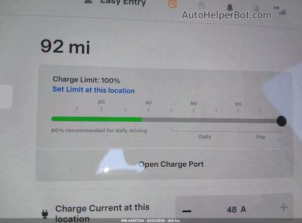 7SAYGDEF9NF313627 2022 TESLA MODEL Y Black 
