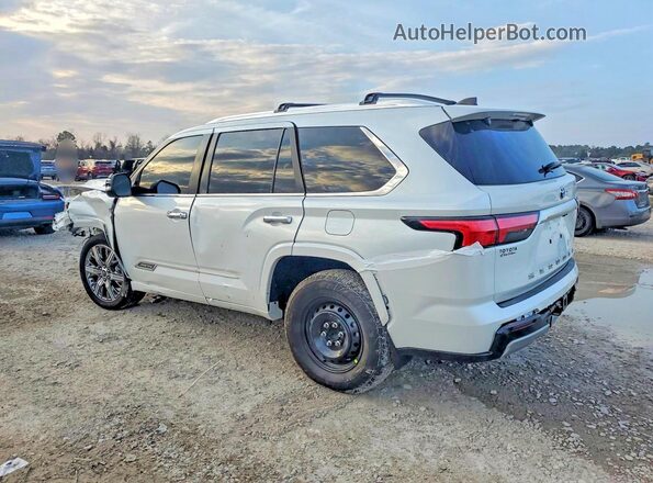 7SVAAAAA1RX003496 2024 TOYOTA SEQUOIA White უკანა მარცხენა