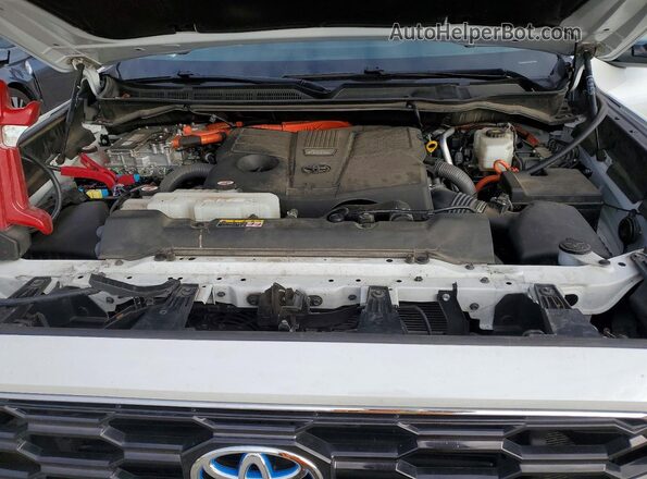 7SVAAABA5PX009913 2023 TOYOTA SEQUOIA Белый Вид подкапотного пространства