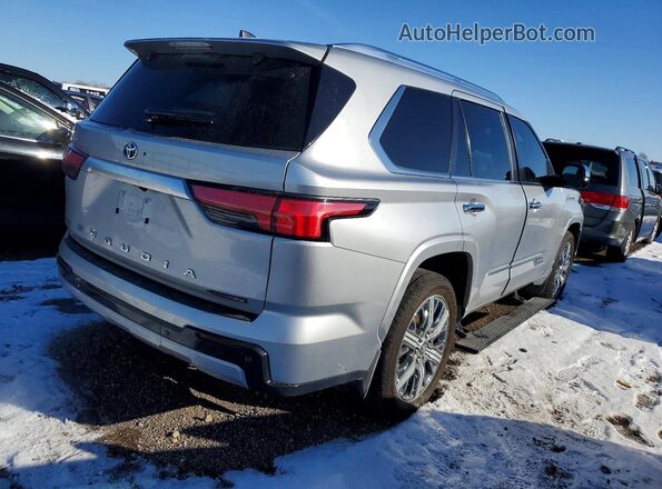 7SVAAABA5SX056089 2025 TOYOTA SEQUOIA Silver Rear right