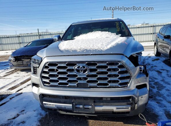 7SVAAABA5SX056089 2025 TOYOTA SEQUOIA Silver Front view