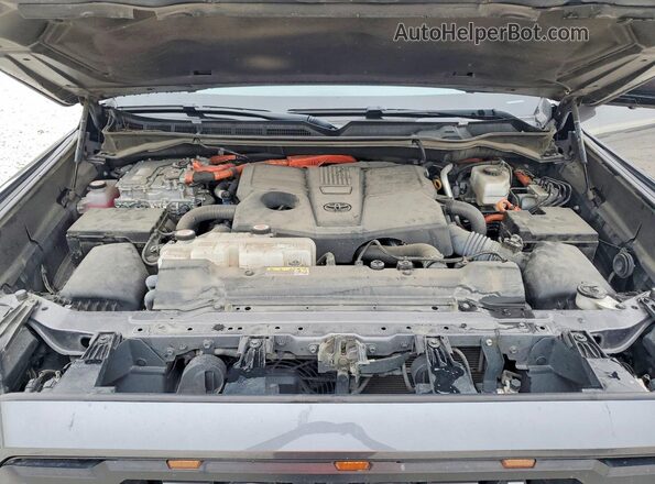 7SVAAABA6PX012478 2023 TOYOTA SEQUOIA Gray Вид підкапотного простору