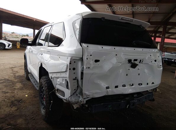 7SVAAABAXRX033515 2024 TOYOTA SEQUOIA White Задня ліва чверть