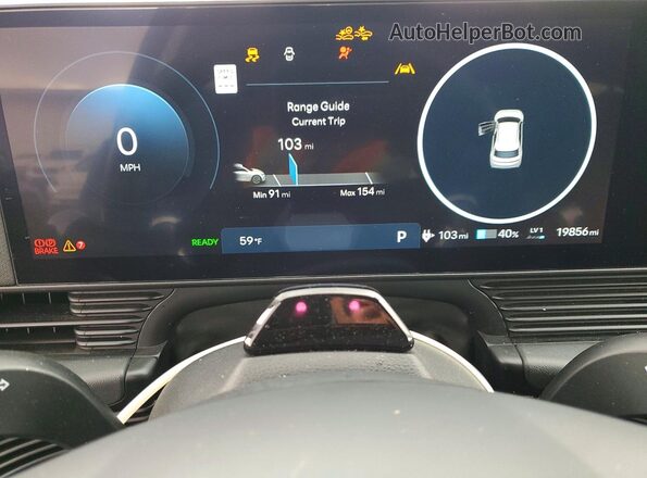 7YAKN4DA4SY003579 2025 HYUNDAI IONIQ Gray ხელსაწყოთა პანელის ხედი
