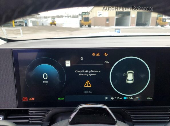 7YAKNDDC2TY046014 2026 HYUNDAI IONIQ Синий Вид щитка приборов