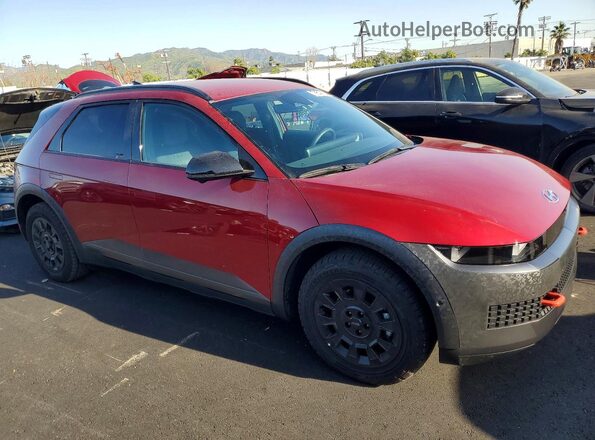 7YAKPDDC1SY009397 2025 HYUNDAI IONIQ Red Przód prawy