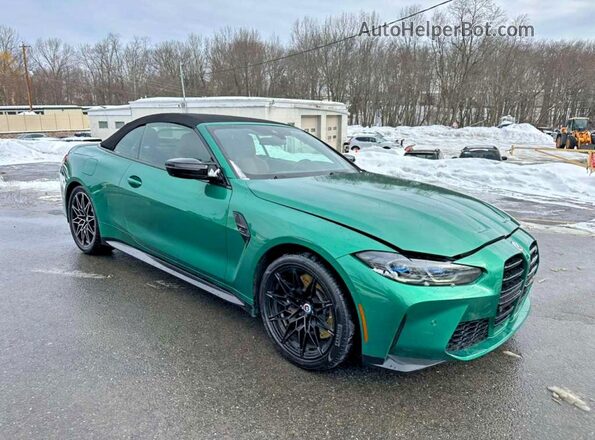 WBS33BA05PCM43860 2023 BMW M4 Зеленый Вид спереди