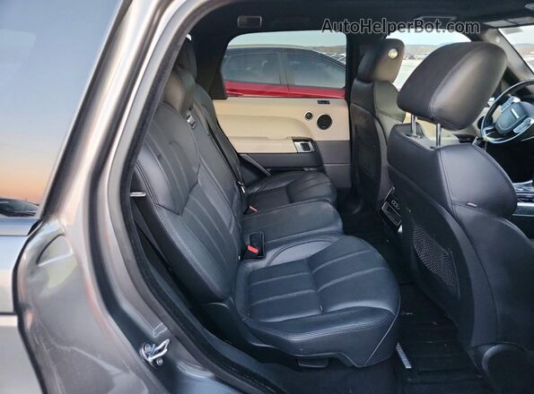 SALWR2FV9HA143817 2017 LAND ROVER RANGE Gray Vista interior trasera