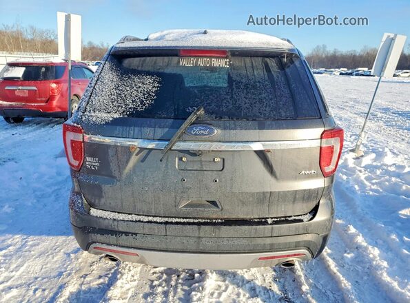 1FM5K8D87GGA50860 2016 FORD FORD EXPLORER Gray Widok wnętrza z przodu