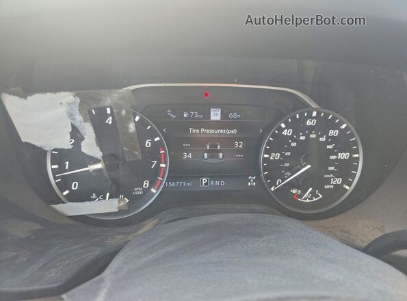 1N6AA1ED7PN102067 2023 NISSAN TITAN White Widok zestawu wskaźników