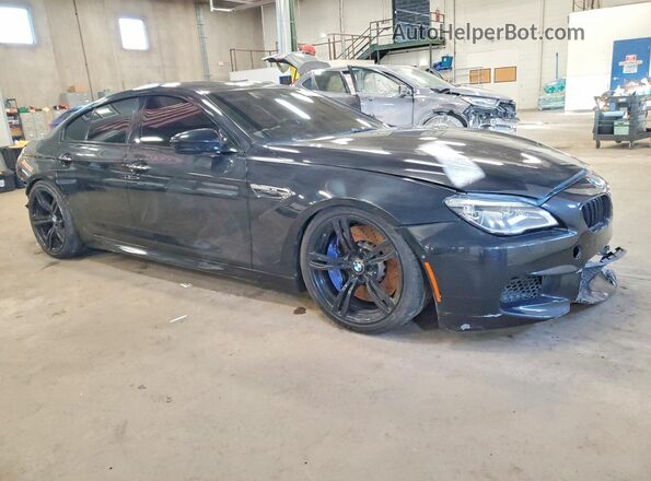 WBS6E9C54GGF92636 2016 BMW M6 Black Вид спереду