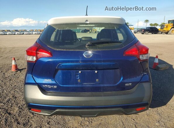 3N1CP5CU7KL491535 2019 NISSAN KICKS Blue წინა სალონის ხედი