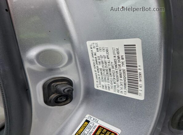 2HKRM3H45GH559092 2016 HONDA CRV Silver 