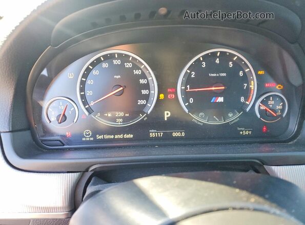 WBSFV9C56GD595844 2016 BMW M5 Black Հետևի նստատեղերի տեսք