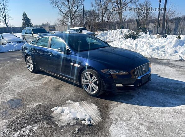 SAJWA2G7XH8W10685 2017 JAGUAR XJL Blue Tył lewy