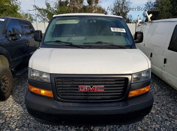 1GTW7AFP4P1111896 2023 GMC SAVANA White Vista trasera