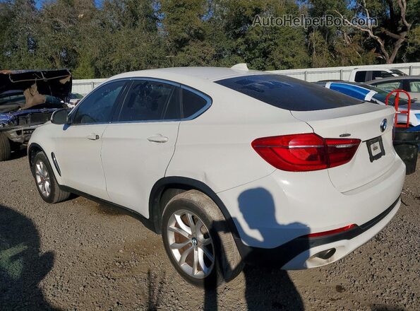 5UXKU0C50G0F92144 2016 BMW X6 White Tył prawy