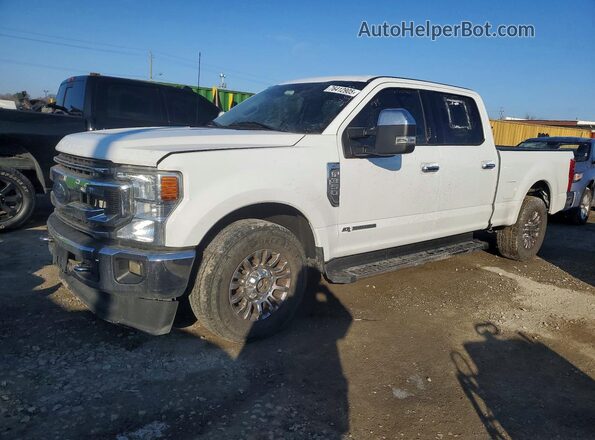 1FT8W3AT1NEE28617 2022 FORD F350 White Tył lewy