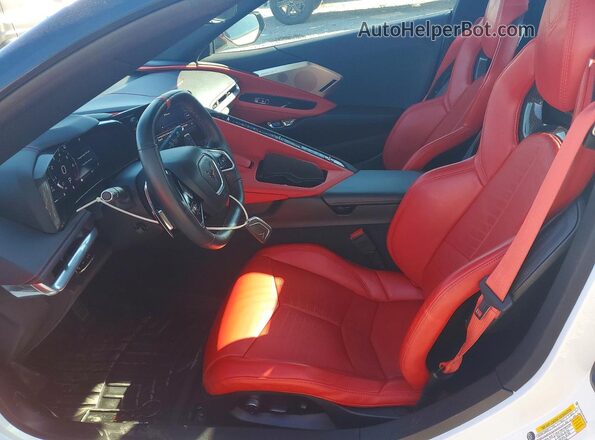1G1YB3D41M5101156 2021 CHEVROLET CORVETTE Белый Вид панели приборов