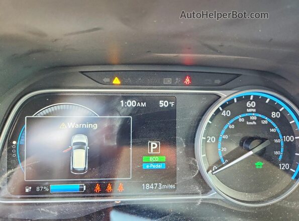 1N4AZ1BV2PC556348 2023 NISSAN LEAF Gray უკანა სავარძლების ხედი