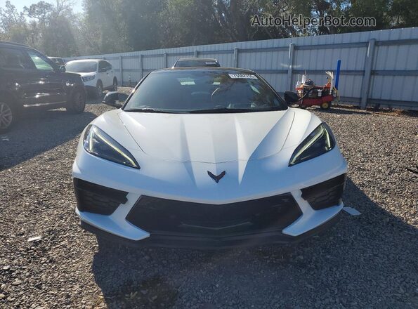 1G1YB3D41M5101156 2021 CHEVROLET CORVETTE Белый Вид сзади
