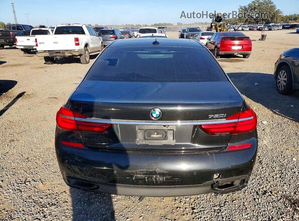 WBA7F0C55GGL99569 2016 BMW 7 SERIES Black Vista interior delantera
