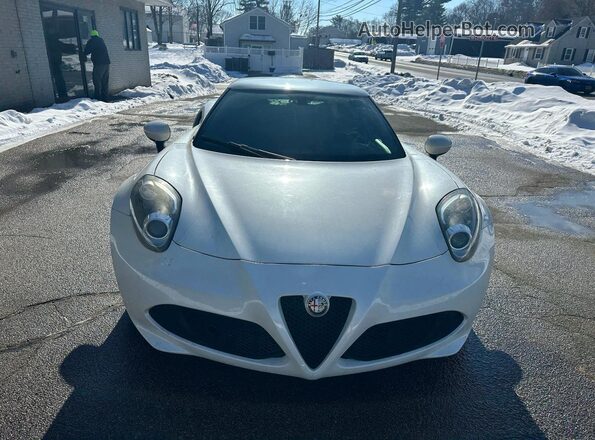 ZARBAAA41GM177436 2016 ALFA ROMEO 4C White Engine compartment view