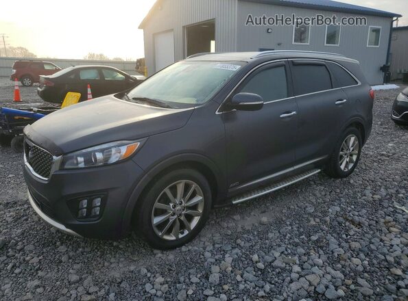 5XYPKDA50JG402199 2018 KIA SORENTO Gray 