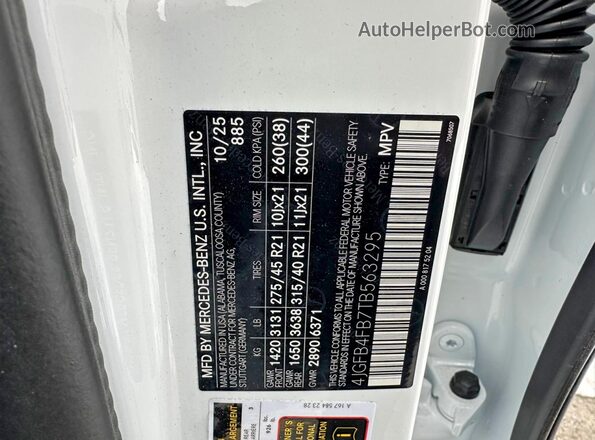4JGFB4FB7TB563295 2026 MERCEDES-BENZ GLE White 