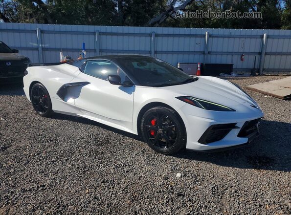 1G1YB3D41M5101156 2021 CHEVROLET CORVETTE Белый Вид спереди