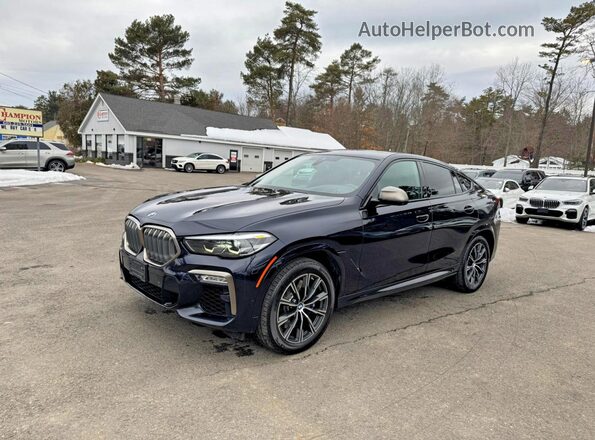 5UXCY8C08L9B21442 2020 BMW X6 Black 