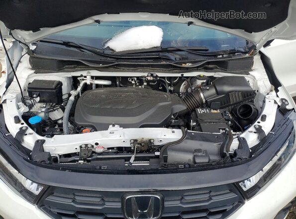 5FNRL6H78SB052080 2025 HONDA ODYSSEY White Vista del compartimento del motor