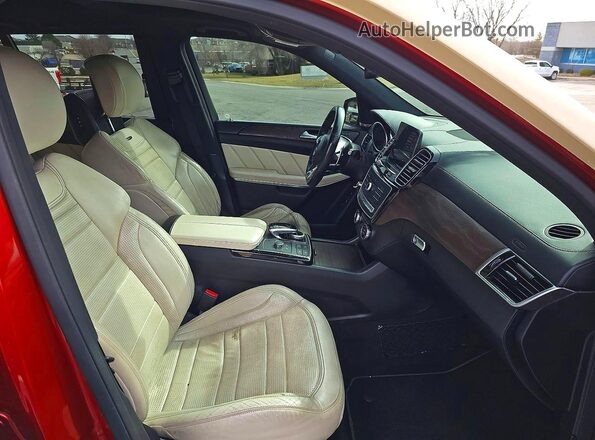 4JGDF7FE7HA788322 2017 MERCEDES-BENZ GLS-CLASS Red Հետևի տեսք