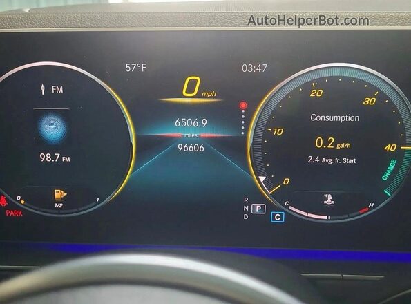 4JGFB4KB6LA082451 2020 MERCEDES-BENZ GLE-CLASS Black Instrument cluster view